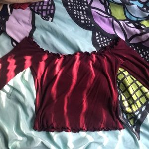 off the shoulder long sleeve